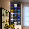 thumbnail image 2 of Estante colgante para sombrero de béisbol, almacenamiento de sombreros, soporte para puerta de montaje en pared, organizador , organizador Gloria Estante para sombreros, 2 of 9