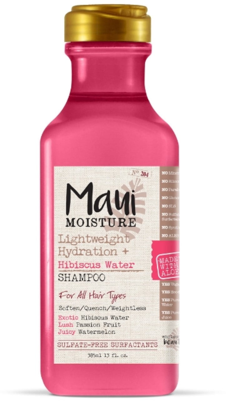 Maui Moisture Lightweight Hydration + Hibiscus Water Shampoo 13 oz (Pack of 2)