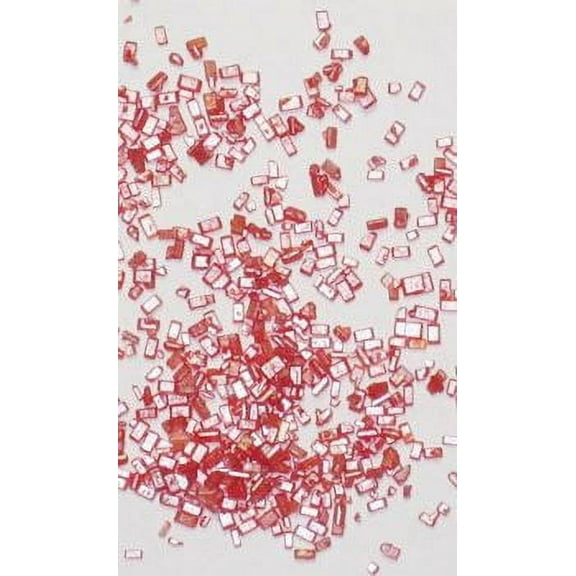 Sprinkle Deco Ruby Edible Shinny Glitter Sugar Crystals 6oz
