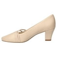 thumbnail image 3 of Easy Street Cristiny Women's Pumps Color: Gold Satin Size: 8, 3 of 4