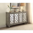 thumbnail image 2 of ACME Velika 4-Door Wooden Console Table in Weathered Gray, 2 of 2
