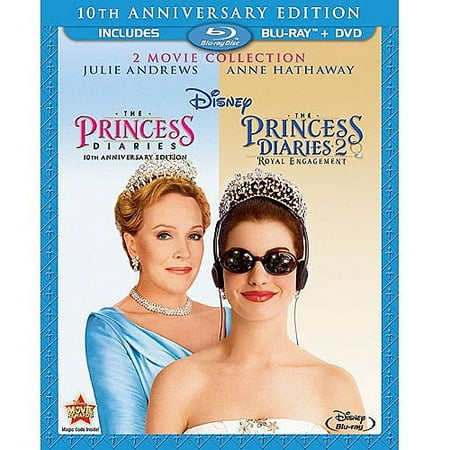 The Princess Diaries: 10 Anniversary Edition / The Princess Diaries 2: Royal Engagement (Blu-ray + DVD))