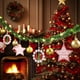 thumbnail image 5 of Colgante Largo Navideño con Letrero de Madera Navideño, Bola Colgante con Luz Led, Decoración Ideal para Repisas de Chimenea, Decoración de Pared de Habitación Festiva., 5 of 6