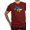 Cranberry, variant on CafePress - Ukraine Pride Love Ukrainian Flag T Shirt - Men's Fitted T-Shirt