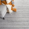 thumbnail image 6 of SAFAVIEH Mirage Handan Distressed Polyester Area Rug, Brown/Ivory, 5' x 8', 6 of 8