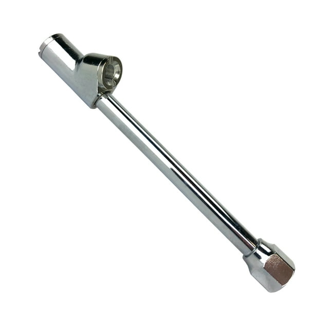 Haltec Ch330-lo-op Chrome Dual Foot Lock On Open Air Chuck 1 4 Npt 