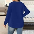 thumbnail image 4 of Posijego Women's Plus Size Sweatshirts Fashion Fall Long Sleeve Crew Neck Pullover Sweatshirt Tops, 4 of 5