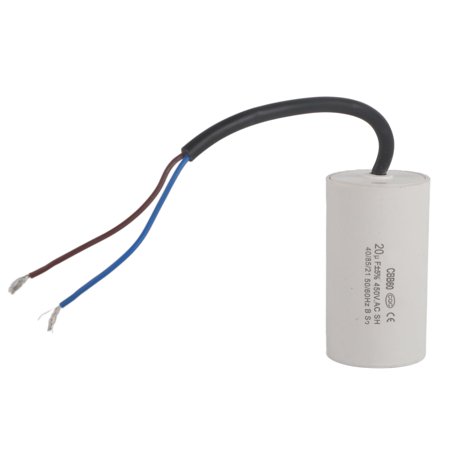 

2024 CBB60 Motor Starting Capacitor 450V 20uF Microfarad Capacitor with Wire Lead