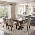 thumbnail image 6 of UERMEI 6'x9' Washable Area Rugs for Living Room, Vintage Floral Boho Printed Carpet, Non Slip Indoor Rugs for Bedroom Home Decor Carpets, Beige Gray, 6 of 11