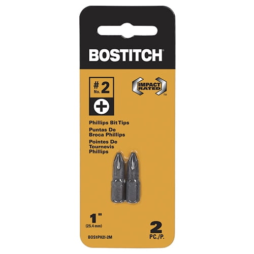 Bostitch BOSTITCH 2PC 1" PHILLIPS BIT TIPS BOS1PH21-2M FREE SHIPPING 