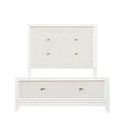 thumbnail image 2 of Melrose King Wood Panel Bed with LED Lights in White Finish by Samuel Lawrence, 2 of 7