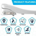 thumbnail image 6 of JEP1 Electric Bidet Toilet Seat for Elongated Toilets & Round Toilets | Premium Bidets for Existing Toilets with Warm Water, Heated Seat, and a Remote Control, 6 of 8