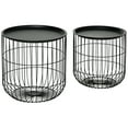 thumbnail image 2 of Coffee Table Set of 2 - Nesting Table with Storage, 2 of 9