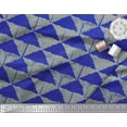 thumbnail image 3 of Soimoi Poly Georgette Fabric Triangle Geometric Fabric Prints by Yard 42 Inch Wide, 3 of 3