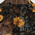 thumbnail image 5 of Eashery Mens Short Sleeve Button Down Shirts Lapel Tops Linen Button Down Shirt for Men Brown 3XL, 5 of 5