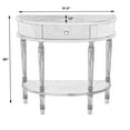 thumbnail image 3 of Butler Specialty Company Mozart Handmade Demilune Console Table - Cherry Brown, 3 of 7