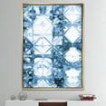 thumbnail image 3 of Indigo watercolor geometrical I - Contemporary Framed Canvas, 3 of 3
