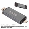 thumbnail image 3 of Lecteur de Carte Mémoire, Fonction OTG USB C USB 3.0 pour Données, 3 of 8