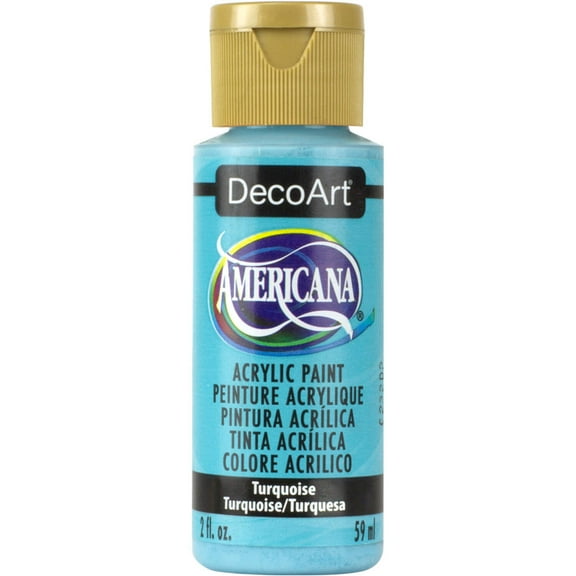 DecoArt Americana Acrylic Paint, 2 oz, Blue Color Family, Matte Finish