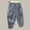 Dark Gray, variant on Sentmoon Wide Leg Jeans Boys High Waist Loose Fit Denim Pants with Pockets Solid Color Solid Color Baggy Trouser Comfy for Kids Casual Hangouts Army Green 4 Years
