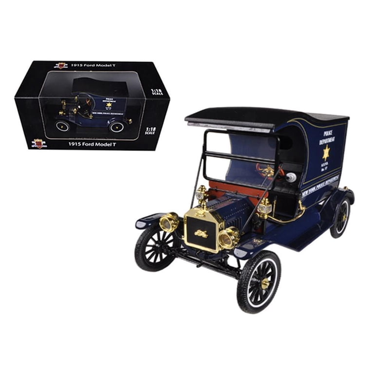 1915 Ford Model T Cargo Van NYPD 1/18 Diecast Model Car by