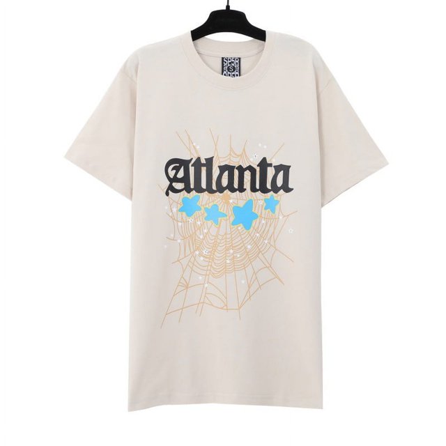 Sudadera con capucha rosa con la misma letra de espuma del cantante de hip-hop Sp5der Young Thug 5555557025 albaricoque
