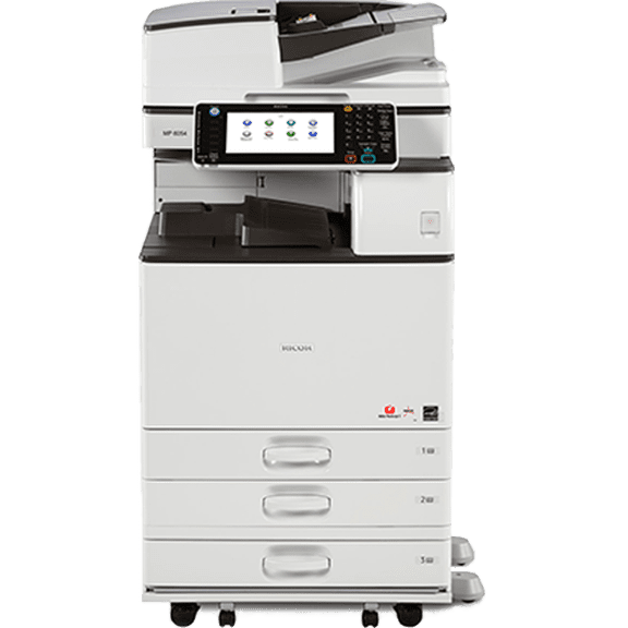 Restored Ricoh MP 4054 Monochrome Laser Multifunction Printer Copier Scanner 40 PPM Duplex Network