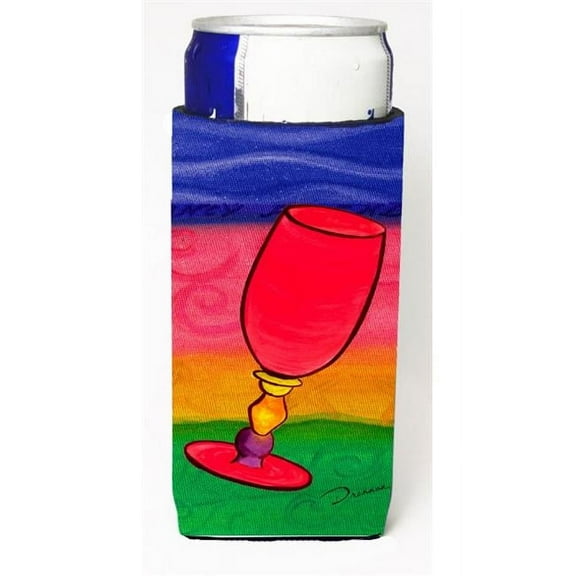 Carolines Treasures LD6040MUK Wine Michelob Ultra bottle sleeves For Slim Cans - 12 oz.