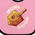 thumbnail image 4 of Inktastic Hanukkah Dreidel Game Boys or Girls Baby Bib, 4 of 4