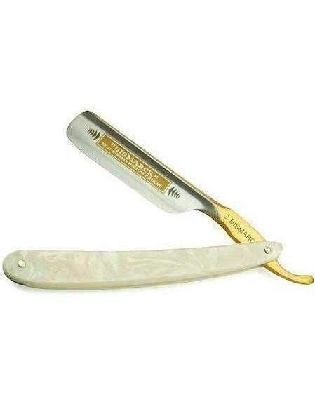 Dovo 6/8 Bismarck Pearl Acrylic Straight Razor-Not Honed