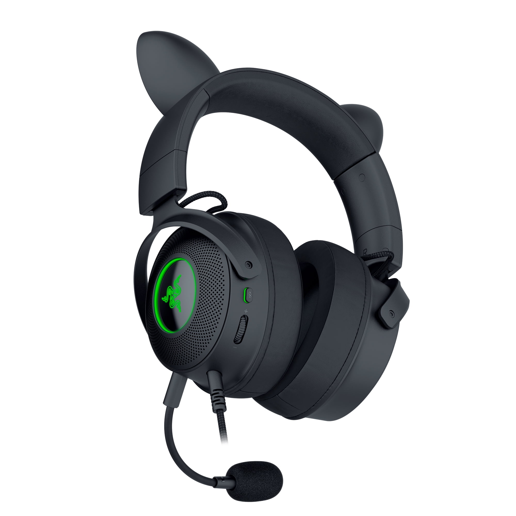 Razer Kraken Kitty V2 Pro Wired Gaming Headset for PC, Interchangable Ears,  Chroma RGB, Quartz 