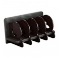 thumbnail image 4 of Lipstore Acrylic CD Holder Holder Stand CD Storage Rack for Living Room Shelf Desktop black and dark red, 4 of 8