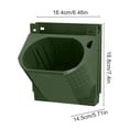 thumbnail image 3 of Wall-Mounted Planter Box, 7.40x6.50x5.71in Indoor Outdoor Flower Pot for Balcony Railing, Vertical Garden, Windowsill, Home Decor Accent, 3 of 8