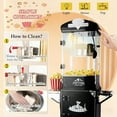 thumbnail image 3 of 10 Oz Popcorn Machine with Cart, Popcorn Popper Makes Up to 40 Cups, Movie Theater Style Pop corn Machine with 304 Stainless-Steel Movie Night Supplies for Home, 3 of 8