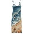 thumbnail image 5 of Beach Seashell Starfish Sleeveless Dress Woman Fashion Long Dresses Women's Summer Suit Dress Summer 2025 Women, 5 of 7