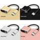 thumbnail image 4 of Seitruly Convertidor de carga de auriculares 2 en 1 tipo C a conector de 3,5 mm, reemplazo de adaptador de audio USB tipo C para Mate 20 Pro Teléfono y Comunicación oro rosa, 4 of 8