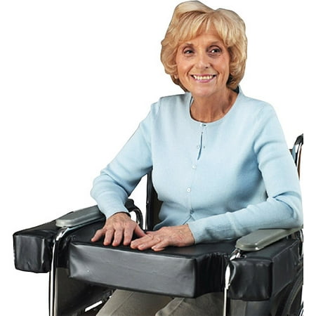 Wheelchair Lap Top Cushion with Cutouts, Black