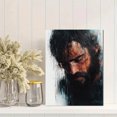 thumbnail image 2 of Qisvanset Framed Canvas Wall Art 12x16 Inch Brokenhearted Comfort Biblical Jesus Home Wall Art, 2 of 5