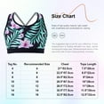 thumbnail image 7 of TiaoBug Kids Girls Bikini Top Athletic Shirts Blouse Vest Tee Sleeveless Criss Cross Swimsuit Rashguard Holiday Swimwear Lily 16, 7 of 7