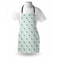 thumbnail image 4 of Dragon Apron, Hand Drawn Illustration Print of Boy and Girl with Animal Characters Cartoon Style, Unisex Kitchen Bib with Adjustable Neck for Cooking Gardening, Adult Size, Multicolor, by Ambesonne, 4 of 4