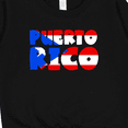 thumbnail image 3 of Inktastic Puerto Rico Flag in Text Toddler Sweatshirt, 3 of 4