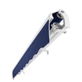 thumbnail image 3 of Awntech 14' x 10' Maui Left Motor Left Motorized Patio Retractable Awning, Navy, 3 of 6