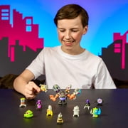 MrBeast Lab Swarms Mega-Tech Series Action Figures: 14 Pack with Micro Beasts and MEGA Swarm, Ages 5+