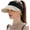 Beige, variant on Women Wide Brim Straw Visor Sun Hat UV Protection Packable Beach Cap for Summer UPF 50+