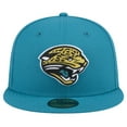 thumbnail image 2 of Men's New Era  Teal Jacksonville Jaguars Throwback Logo Omaha 59FIFTY Fitted Hat, 2 of 6