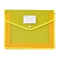 thumbnail image 2 of Plastic Expandable File Organizer Folder (No Divider), Transparent Document Holder StorageforReceipt/Paper/Bill/Letter, Easy To Label, Twill Transparent A4 Horizontal File Bag, 33 * 25cm, 2 of 9