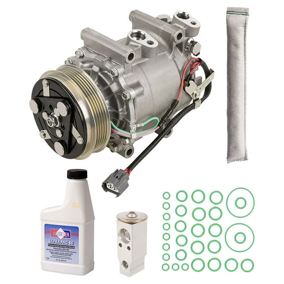 For Honda Fit 2007 2008 OEM AC Compressor w/ A/C Repair Kit - BuyAutoParts