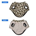 thumbnail image 5 of Pet Winter Coat Snow Zipper Clothing Cold Weather Dog Vest Warm Puppy Coat Leopard Print Vector, 5 of 8