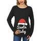 thumbnail image 1 of For G and PL Mujer Navidad Maternidad Camisa de Embarazo de Manga Larga, 1 of 4
