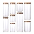 thumbnail image 1 of HLONK Sealed Canisters Glass Jar Airtight Jar Sugar Jar Container for Coffee Flour Container Glass Containers, 1 of 6